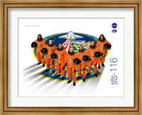 STS 116 Mission Poster Fine Art Print