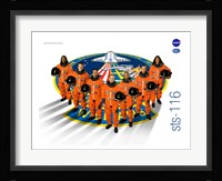 STS 116 Mission Poster Fine Art Print