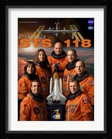 STS 118 Mission Poster Fine Art Print
