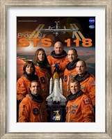 STS 118 Mission Poster Fine Art Print