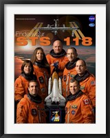 STS 118 Mission Poster Fine Art Print