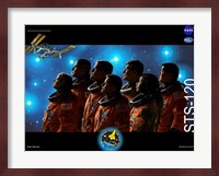 STS 120 Mission Poster Fine Art Print