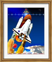 STS 123 Mission Poster Fine Art Print