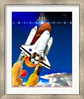 STS 123 Mission Poster Fine Art Print