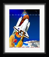 STS 123 Mission Poster Fine Art Print