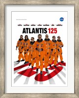 STS 125 Mission Poster Fine Art Print