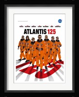 STS 125 Mission Poster Fine Art Print
