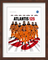 STS 125 Mission Poster Fine Art Print