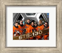 STS130 Mission Poster Fine Art Print