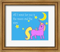 Moon and Stars Unicorn Fine Art Print