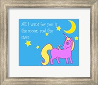 Moon and Stars Unicorn Fine Art Print