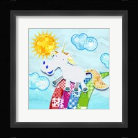 Rainbow Rider Framed Print