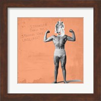 Muscle Man Unicorn Fine Art Print