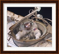 Astronaut Drew Feustel Re-enters the Space Station Fine Art Print