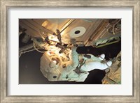 Astronaut Sellers Working on ISS Fine Art Print