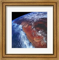 Coastal Namibia photographed from the Space Shuttle Columbia Fine Art Print