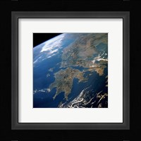 Greece from Space Framed Print