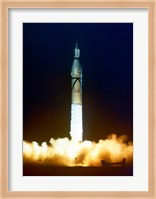 Launch of Jupiter C with Explorer Fine Art Print