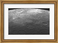 MESSENGER fly by view of mercury Fine Art Print