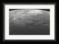 MESSENGER fly by view of mercury Framed Print