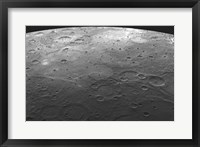 MESSENGER fly by view of mercury Framed Print