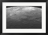 MESSENGER fly by view of mercury Framed Print