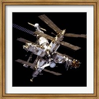 Mir Space Station From Below Fine Art Print