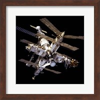 Mir Space Station From Below Fine Art Print