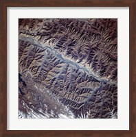 Mountain Range from Space Fine Art Print