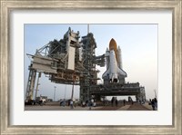Payload Canister and Atlantis at Pad Fine Art Print