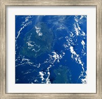 Reef Base as seen from space taken by Atlantis Fine Art Print