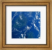 Reef Base as seen from space taken by Atlantis Fine Art Print