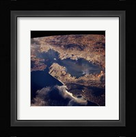 San Francisco taken from space by shuttle columbia Framed Print