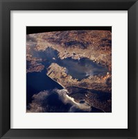 San Francisco taken from space by shuttle columbia Framed Print