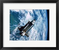 Shuttle Discovery in Space Fine Art Print