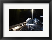 STS 135 Atlantis Payload Bay & Docking Mechanism Fine Art Print