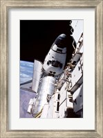 STS104 Atlantis Docked ISS Fine Art Print