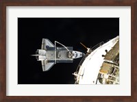 STS132 Atlantis undocking Fine Art Print