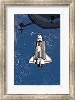 STS-135 Atlantis approaches the ISS Fine Art Print