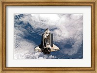 STS-135 Atlantis during the Rendezvous Pitch Maneuver Fine Art Print