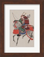 Samurai Riding a Horse Fine Art Print