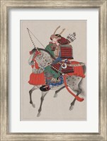 Samurai Riding a Horse Fine Art Print