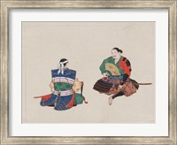 Seated Samurai Warriors Fine Art Print