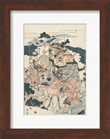 Samurai Battle I Fine Art Print