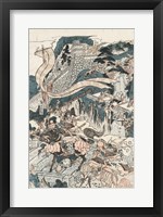 Samurai Battle II Framed Print