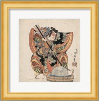 Samurai Sharpening His Weapon Fine Art Print