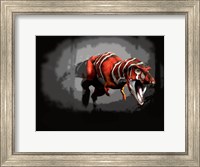 T-rex Red Series Fine Art Print