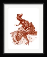 Triceratops with Tyrannosaurus Fine Art Print