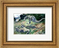 Tyrannosaurus Frolicking With Another Fine Art Print