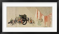 Emperor Nijo escaping from the Imperial Palace to the Rokuhara mansi Fine Art Print